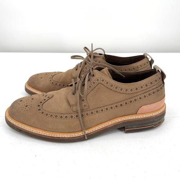 Cole Haan Men's Davidson Riverstone Grand Wingtip Oxford Shoes Size 10.5 - Picture 1 of 12